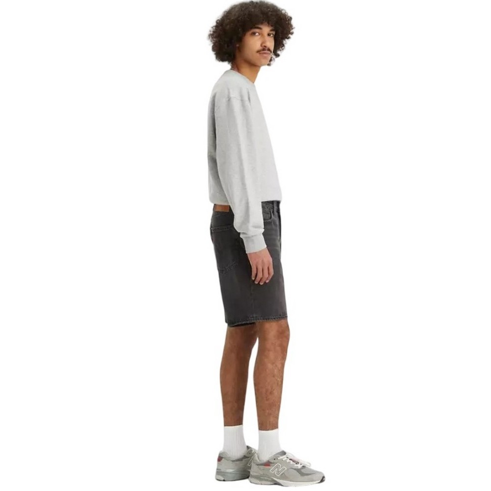 LEVIS 468 LOOSE SHORTS A84610006 ΒΕΡΜΟΥΔΑ ΑΝΔΡΙΚΗ BLACK DENIM