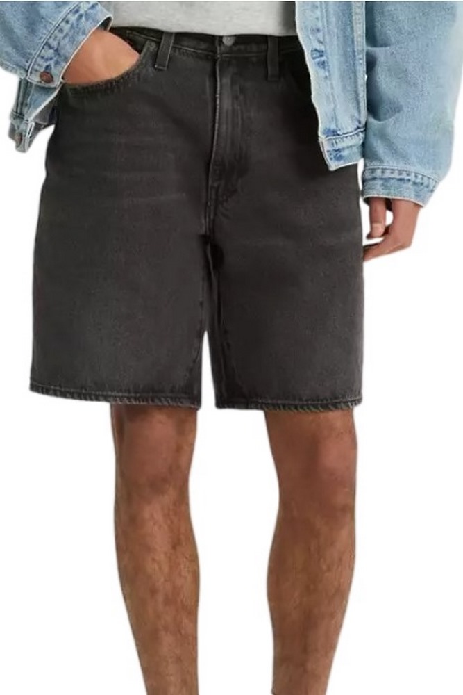 LEVIS 468 LOOSE SHORTS A84610006 ΒΕΡΜΟΥΔΑ ΑΝΔΡΙΚΗ BLACK DENIM