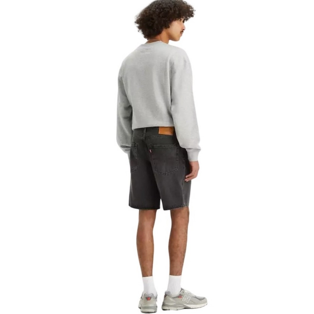 LEVIS 468 LOOSE SHORTS A84610006 ΒΕΡΜΟΥΔΑ ΑΝΔΡΙΚΗ BLACK DENIM