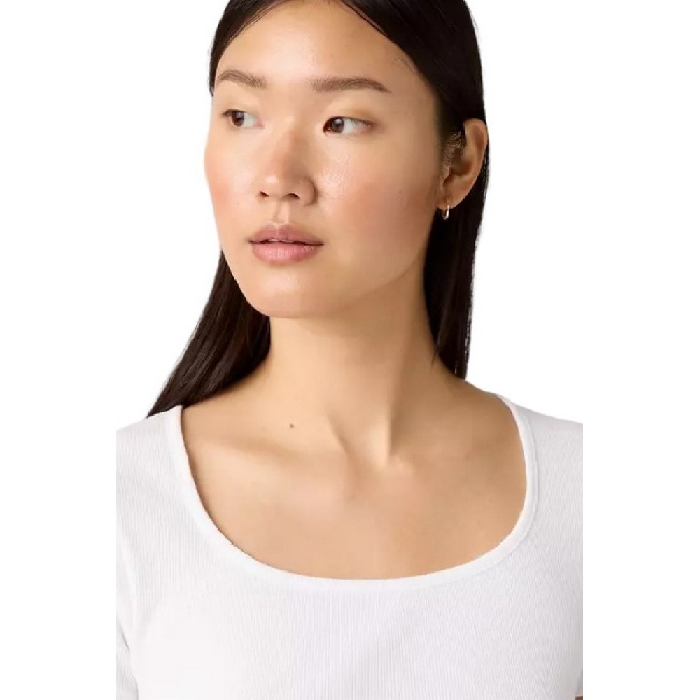 LEVIS® ESSENTIAL SQRD NECK TEE T-SHIRT ΜΠΛΟΥΖΑ ΓΥΝΑΙΚΕΙΑ WHITE