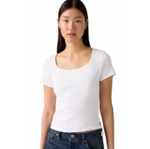 LEVIS® ESSENTIAL SQRD NECK TEE T-SHIRT ΜΠΛΟΥΖΑ ΓΥΝΑΙΚΕΙΑ WHITE