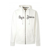 PEPE JEANS E2 DROP 2B RYAN ZIP ΖΑΚΕΤΑ ΦΟΥΤΕΡ ΑΝΔΡΙΚΗ WHITE