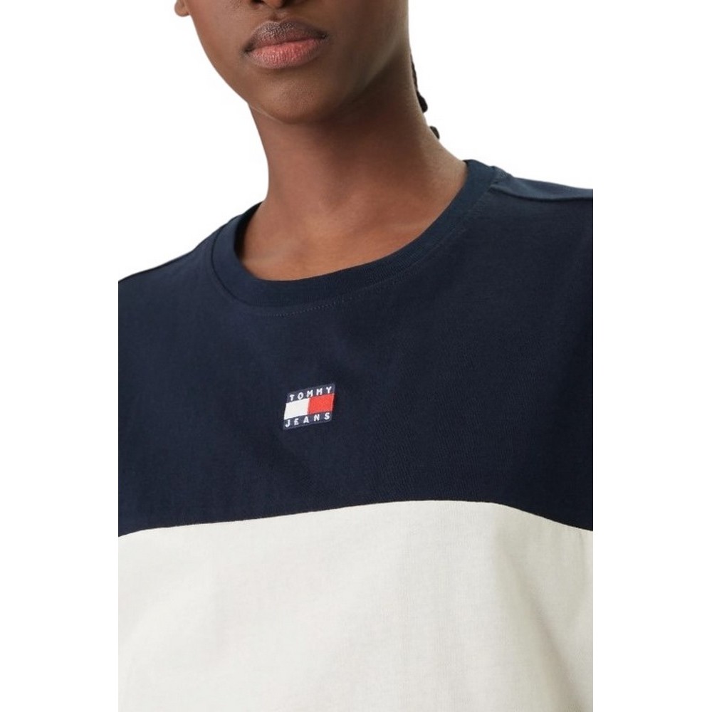 TOMMY JEANS CBLK BADGE T-SHIRT ΜΠΛΟΥΖΑ ΓΥΝΑΙΚΕΙΑ NAVY