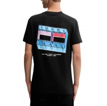 TOMMY JEANS REG DNA FLAG PLAY TEE EXT T-SHIRT ΜΠΛΟΥΖΑ ΑΝΔΡΙΚΗ BLACK