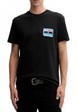 TOMMY JEANS REG DNA FLAG PLAY TEE EXT T-SHIRT ΜΠΛΟΥΖΑ ΑΝΔΡΙΚΗ BLACK