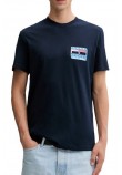 TOMMY JEANS REG DNA FLAG PLAY TEE EXT T-SHIRT ΜΠΛΟΥΖΑ ΑΝΔΡΙΚΗ DARK NAVY