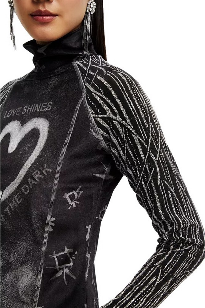 ΜΠΛΟΥΖΑ TS_CORE ΓΥΝΑΙΚΕΙΑ DESIGUAL GREY