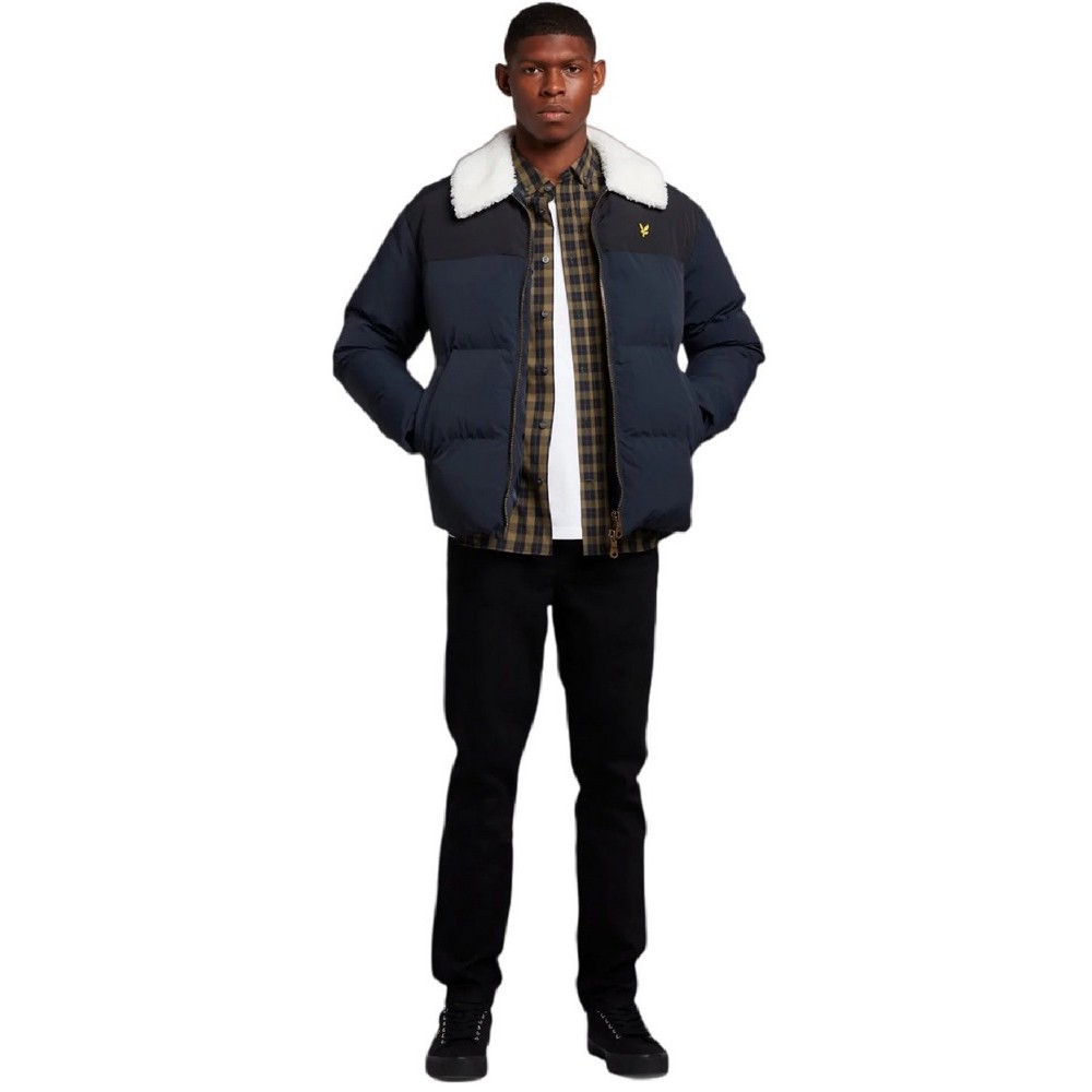 LYLE AND SCOTT MAINRANGE CHECKED POPLIN SHIRT ΠΟΥΚΑΜΙΣΟ ΑΝΔΡΙΚΟ KHAKI