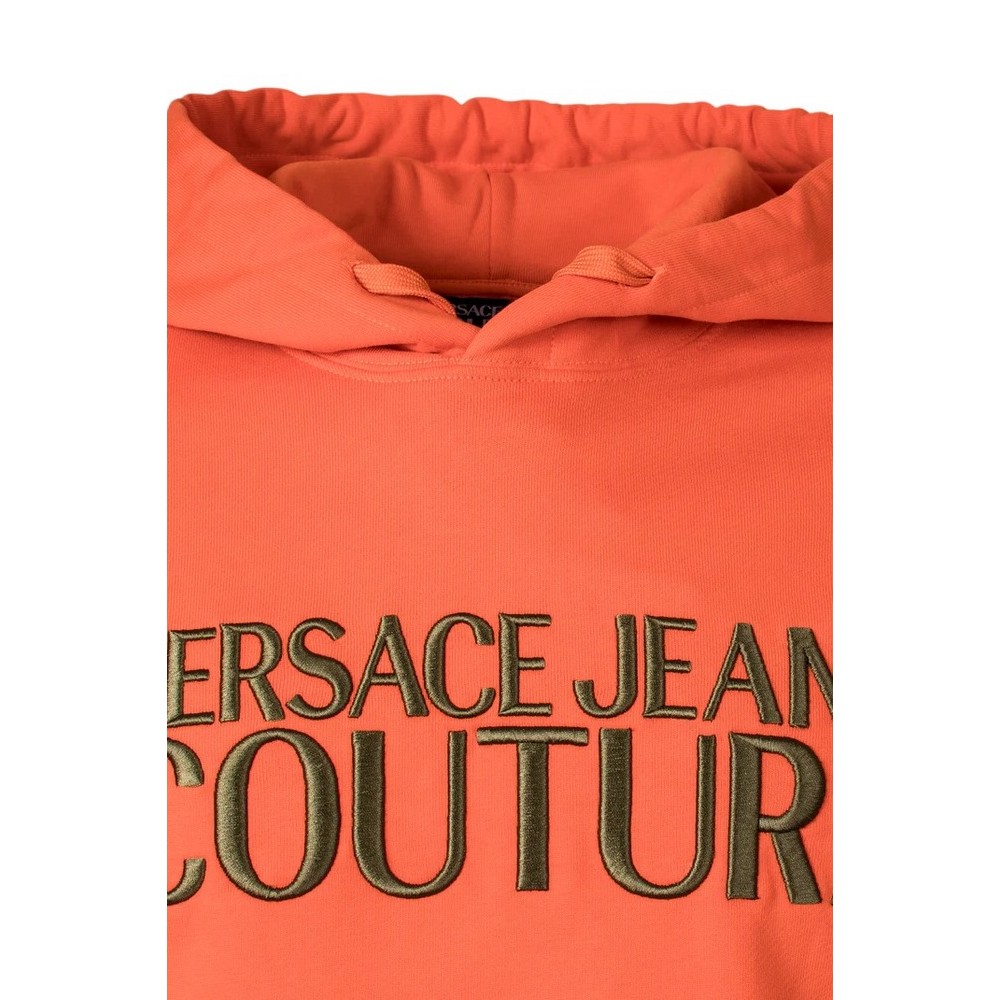 VERSACE JEANS COUTURE LOGO IST 3D EMBRO ΦΟΥΤΕΡ ΜΠΛΟΥΖΑ ΑΝΔΡΙΚΗ ORANGE