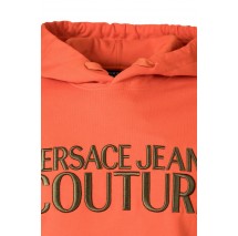 VERSACE JEANS COUTURE LOGO IST 3D EMBRO ΦΟΥΤΕΡ ΜΠΛΟΥΖΑ ΑΝΔΡΙΚΗ ORANGE