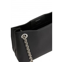 CALVIN KLEIN JEANS SCULPTED SHOULDER BAG W/CHAIN24 ΤΣΑΝΤΑ ΓΥΝΑΙΚΕΙΑ BLACK