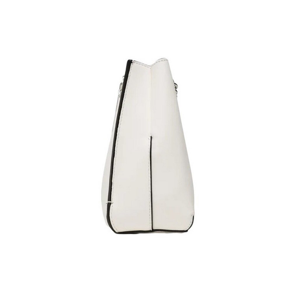 CALVIN KLEIN JEANS SCULPTED SHOULDER BAG W/CHAIN24 ΤΣΑΝΤΑ ΓΥΝΑΙΚΕΙΑ WHITE