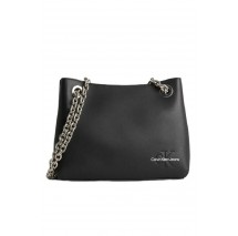 CALVIN KLEIN JEANS SCULPTED SHOULDER BAG W/CHAIN24 ΤΣΑΝΤΑ ΓΥΝΑΙΚΕΙΑ BLACK