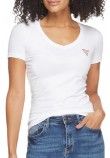 GUESS SS VN MINI TRIANGLE TEE TSHIRT ΓΥΝΑΙΚΕΙΟ WHITE