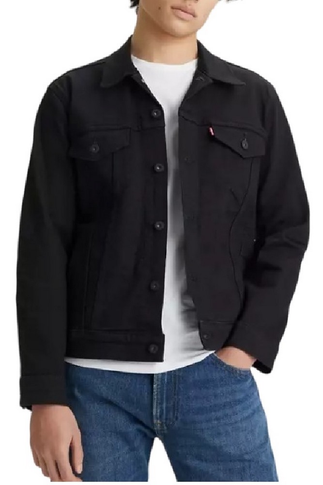 LEVIS® THE TRUCKER JACKET DENIM ΜΠΟΥΦΑΝ ΑΝΔΡΙΚΟ BLACK DENIM