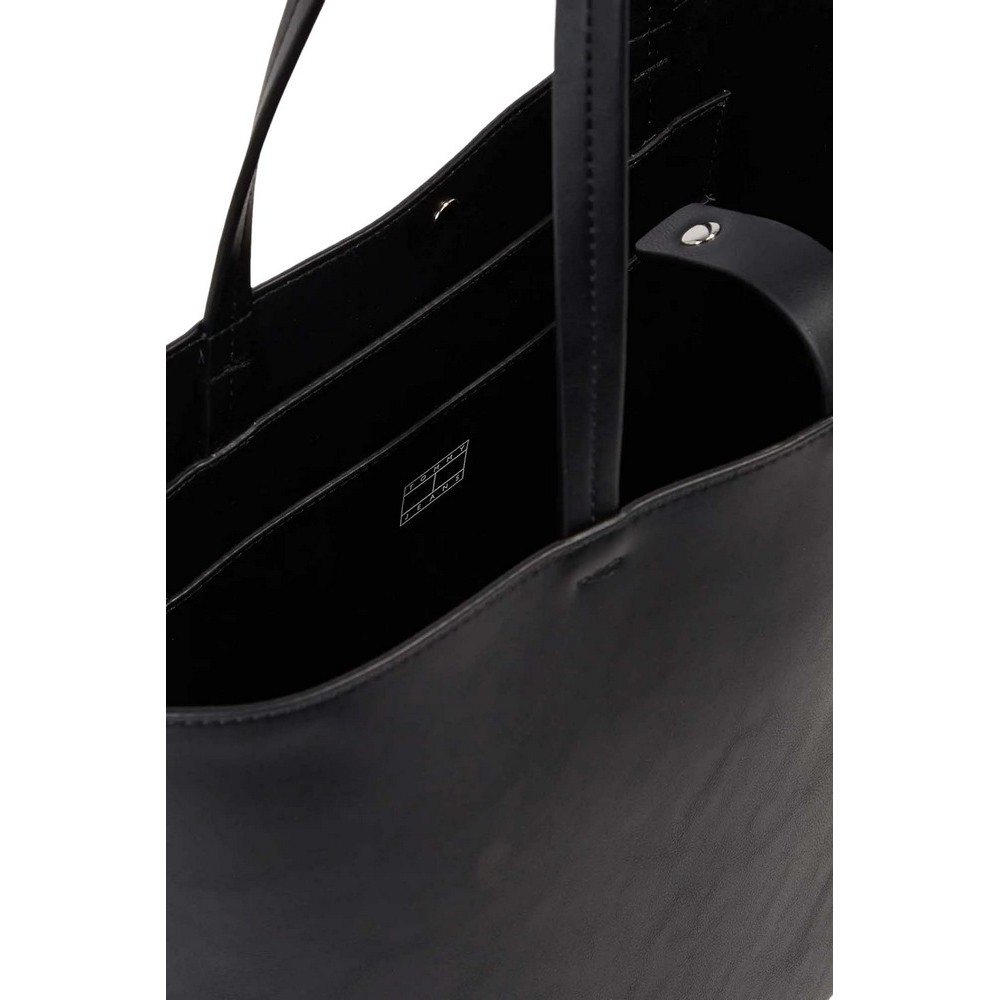 TOMMY HILFIGER TJW ESS MUST TOTE ΤΣΑΝΤΑ ΓΥΝΑΙΚΕΙΑ BLACK