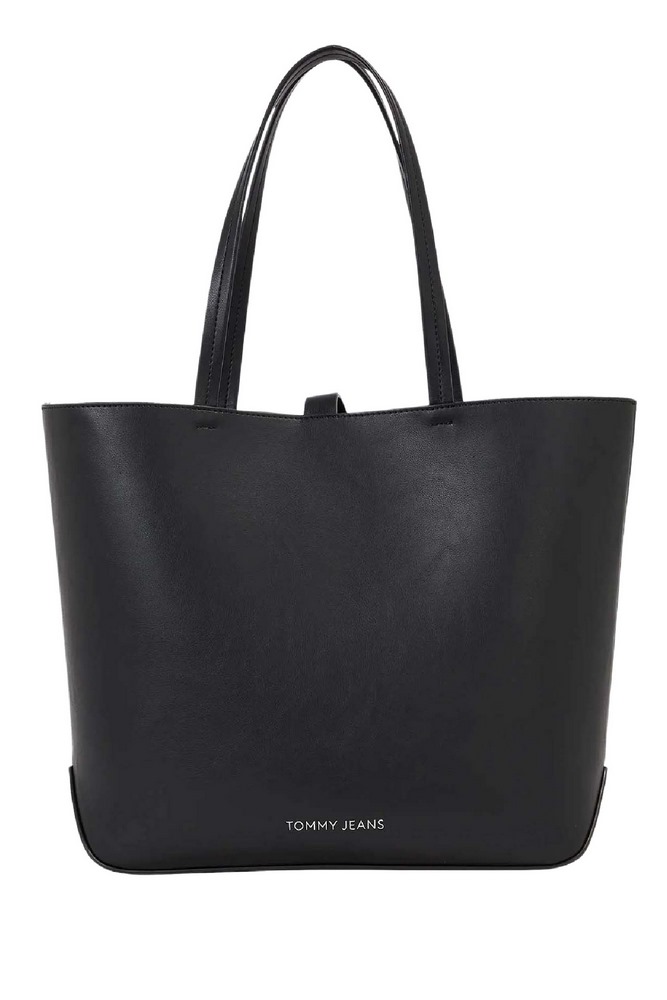 TOMMY HILFIGER TJW ESS MUST TOTE ΤΣΑΝΤΑ ΓΥΝΑΙΚΕΙΑ BLACK