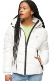 SUPERDRY HOODED SPIRIT SPORTS PUFFER ΜΠΟΥΦΑΝ ΓΥΝΑΙΚΕΙΟ WHITE