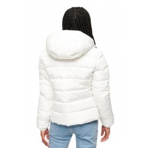 SUPERDRY HOODED SPIRIT SPORTS PUFFER ΜΠΟΥΦΑΝ ΓΥΝΑΙΚΕΙΟ WHITE