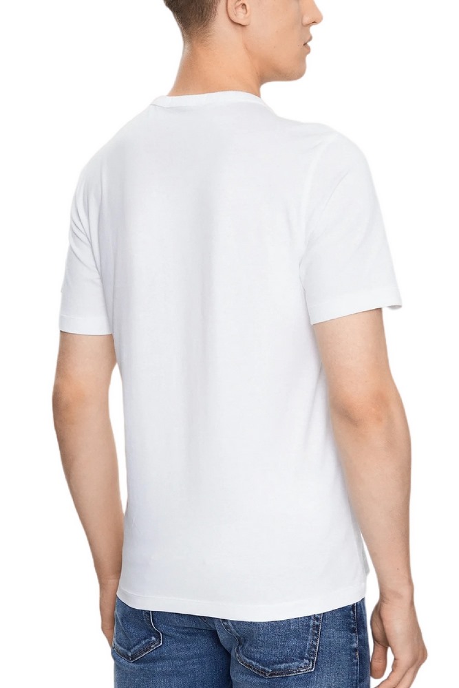 CALVIN KLEIN BADGE REGULAR TEE T-SHIRT ΑΝΔΡΙΚΟ WHITE