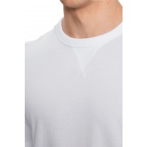 CALVIN KLEIN BADGE REGULAR TEE T-SHIRT ΑΝΔΡΙΚΟ WHITE