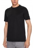 CALVIN KLEIN BADGE REGULAR TEE T-SHIRT ΑΝΔΡΙΚΟ BLACK