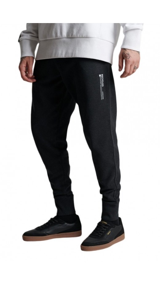 ΠΑΝΤΕΛΟΝΙ ΦΟΡΜΑΣ D2 STUDIOS RCYCL MICRO TOP JOGGER ΑΝΔΡΙΚΟ SUPERDRY DARK GREY