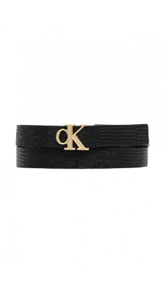 CALVIN KLEIN MONOGRAM BUCKLE 25MM ΖΩΝΗ ΓΥΝΑΙΚΕΙΑ BLACK