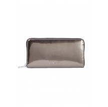 TOMMY HILFIGER TJW MUST LARGE ZA METALLIC ΠΟΡΤΟΦΟΛΙ ΓΥΝΑΙΚΕΙΟ SILVER