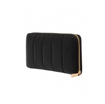 TOMMY HILFIGER  ICON LRG ZA QUILTED ΠΟΡΤΟΦΟΛΙ ΓΥΝΑΙΚΕΙΟ BLACK