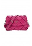 GUESS ZAINA FLAP SHOULDER ΤΣΑΝΤΑ ΓΥΝΑΙΚΕΙΑ PLUM