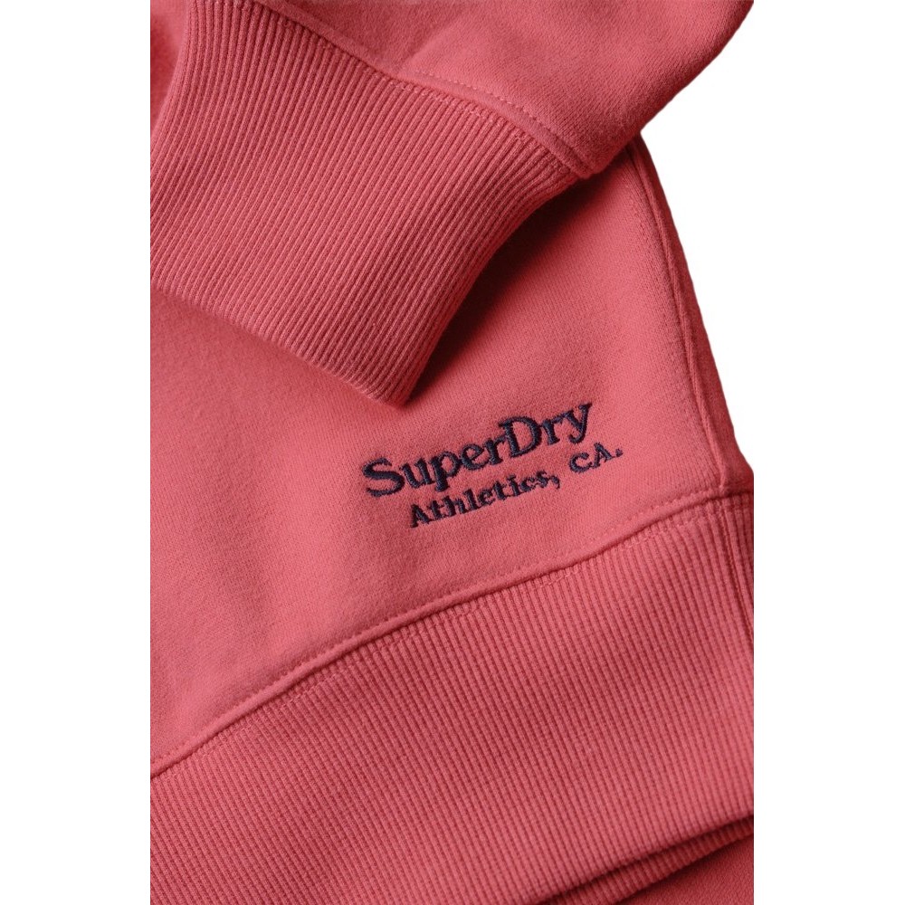 SUPERDRY D2 OVIN ESSENTIAL LOGO SWEATSHIRT UB ΦΟΥΤΕΡ ΜΠΛΟΥΖΑ ΓΥΝΑΙΚΕΙΑ PINK