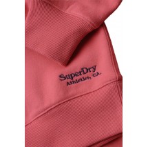 SUPERDRY D2 OVIN ESSENTIAL LOGO SWEATSHIRT UB ΦΟΥΤΕΡ ΜΠΛΟΥΖΑ ΓΥΝΑΙΚΕΙΑ PINK