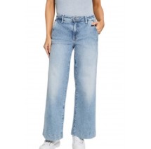 GUESS ZOYA WIDE LEG CROP ΠΑΝΤΕΛΟΝΙ ΓΥΝΑΙΚΕΙΟ LIGHT DENIM