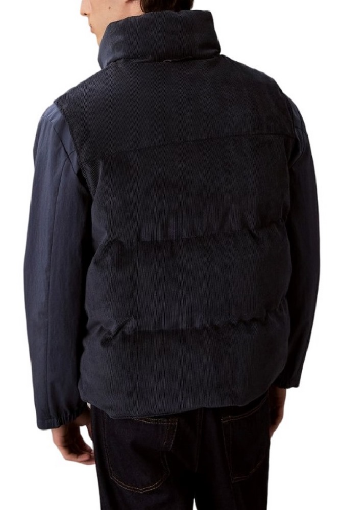 CALVIN KLEIN JEANS SLVLSS REVERSIBLE CORDUROY PUFFE ΓΙΛΕΚΟ ΜΠΟΥΦΑΝ ΑΝΔΡΙΚΟ NAVY