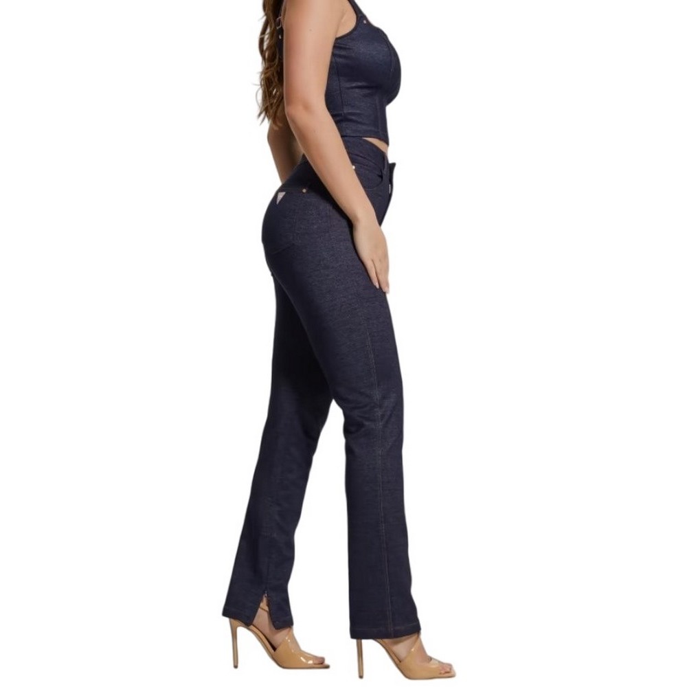 GUESS  CAROLINE PANT ΠΑΝΤΕΛΟΝΙ ΓΥΝΑΙΚΕΙΟ BLUΕ DENIM
