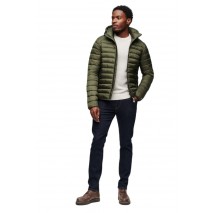 SUPERDRY HOODED SPORT PADDED ΜΠΟΥΦΑΝ ΑΝΔΡΙΚΟ GREEN