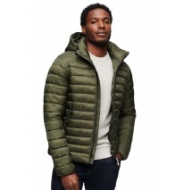 SUPERDRY HOODED SPORT PADDED ΜΠΟΥΦΑΝ ΑΝΔΡΙΚΟ GREEN