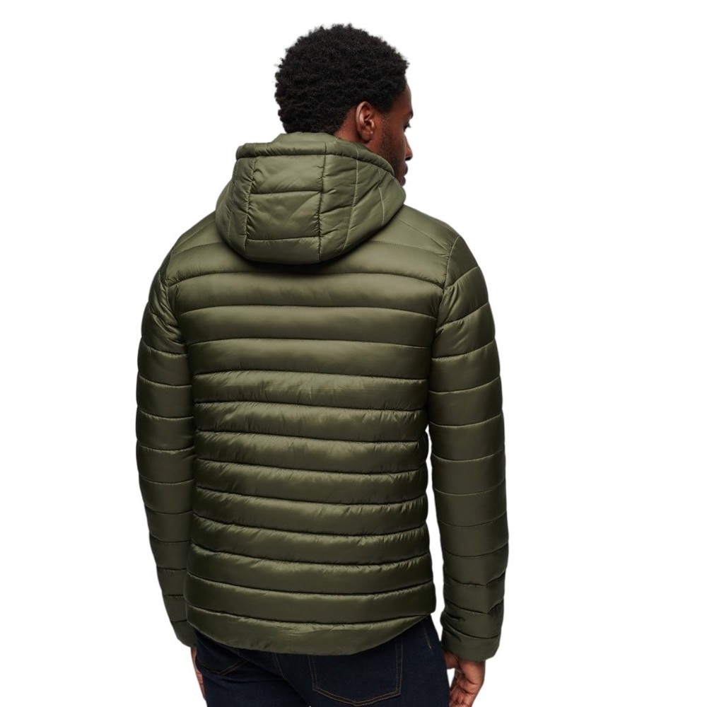 SUPERDRY HOODED SPORT PADDED ΜΠΟΥΦΑΝ ΑΝΔΡΙΚΟ GREEN