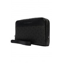 TOMMY HILFIGER FLAG MONOGRAM POUCH ΤΣΑΝΤΑ ΑΝΔΡΙΚΗ BLACK