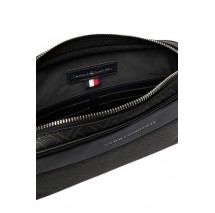 TOMMY HILFIGER FLAG MONOGRAM POUCH ΤΣΑΝΤΑ ΑΝΔΡΙΚΗ BLACK