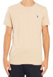 U.S POLO ASSN 49351 T-SHIRT ΜΠΛΟΥΖΑ ΑΝΔΡΙΚH BEIGE