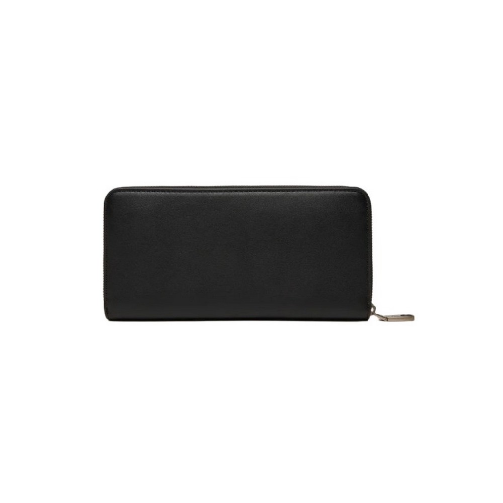 CALVIN KLEIN JEANS SCULPTED ZIP AROUND DEBOSS ΠΟΡΤΟΦΟΛΙ ΓΥΝΑΙΚΕΙΟ BLACK