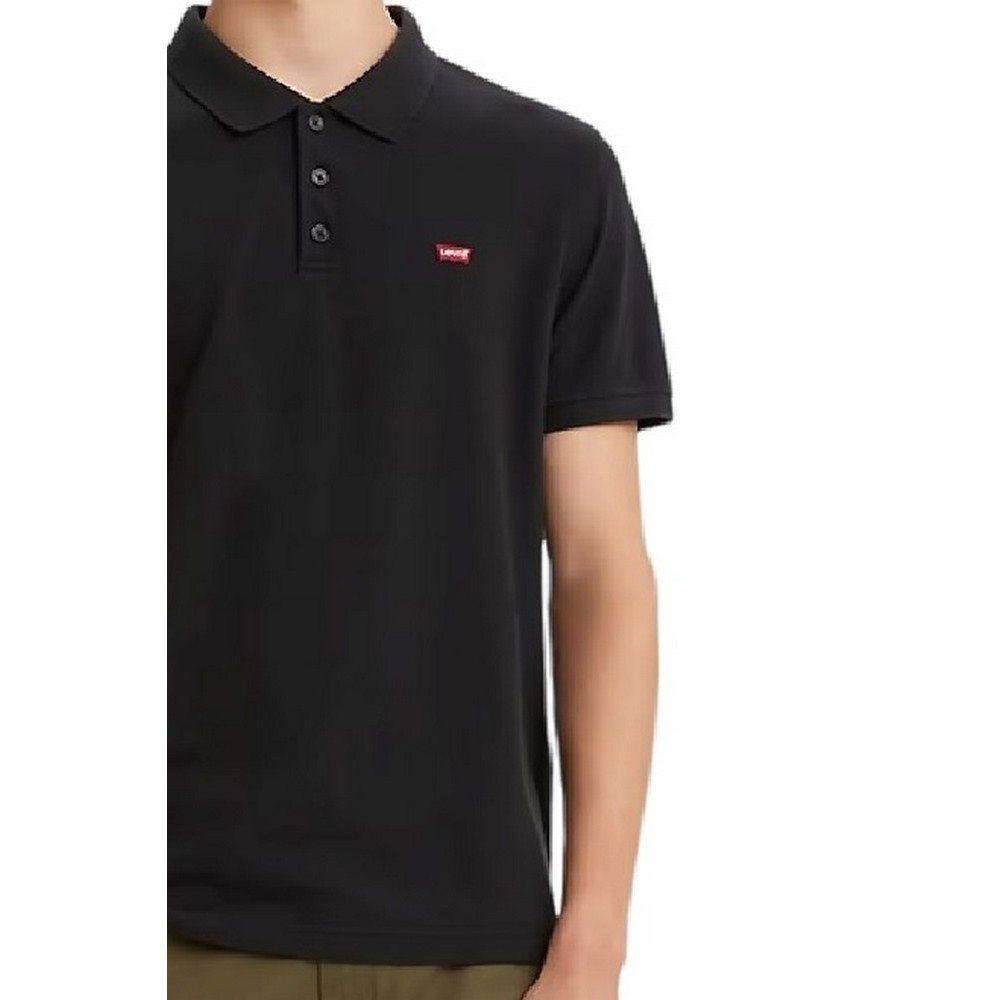 LEVI'S HM POLO T-SHIRT ΜΠΛΟΥΖΑ ΑΝΔΡΙΚΗ BLACK