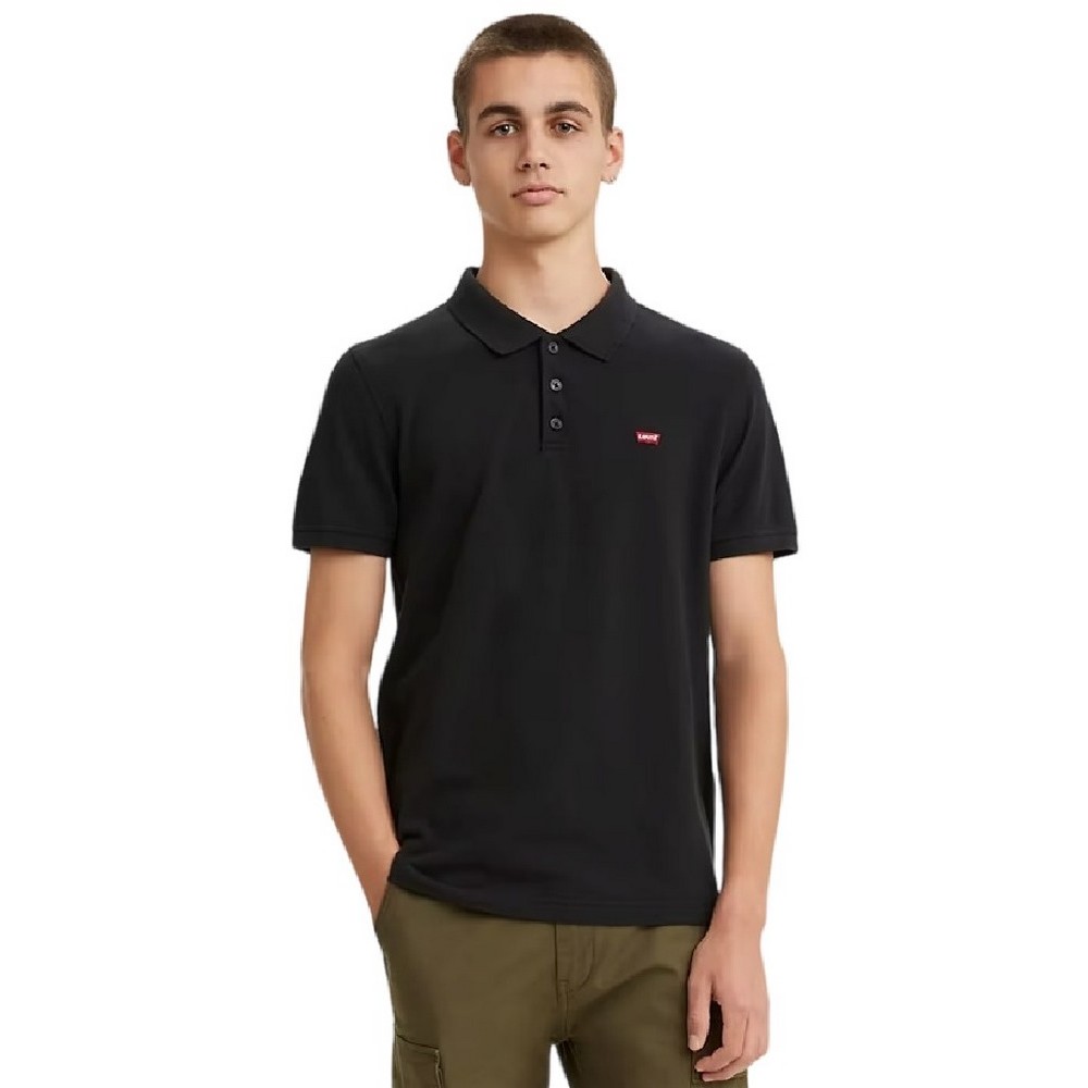 LEVI'S HM POLO T-SHIRT ΜΠΛΟΥΖΑ ΑΝΔΡΙΚΗ BLACK