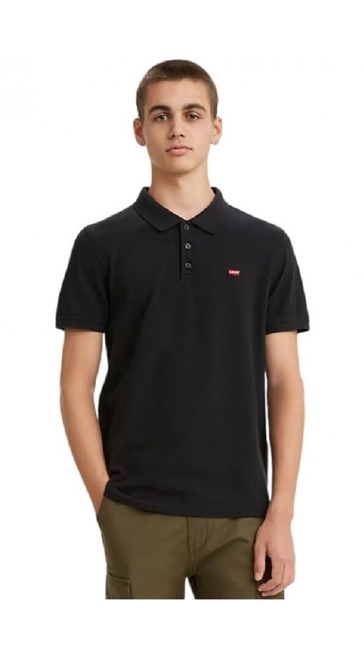 LEVI'S HM POLO T-SHIRT ΜΠΛΟΥΖΑ ΑΝΔΡΙΚΗ BLACK