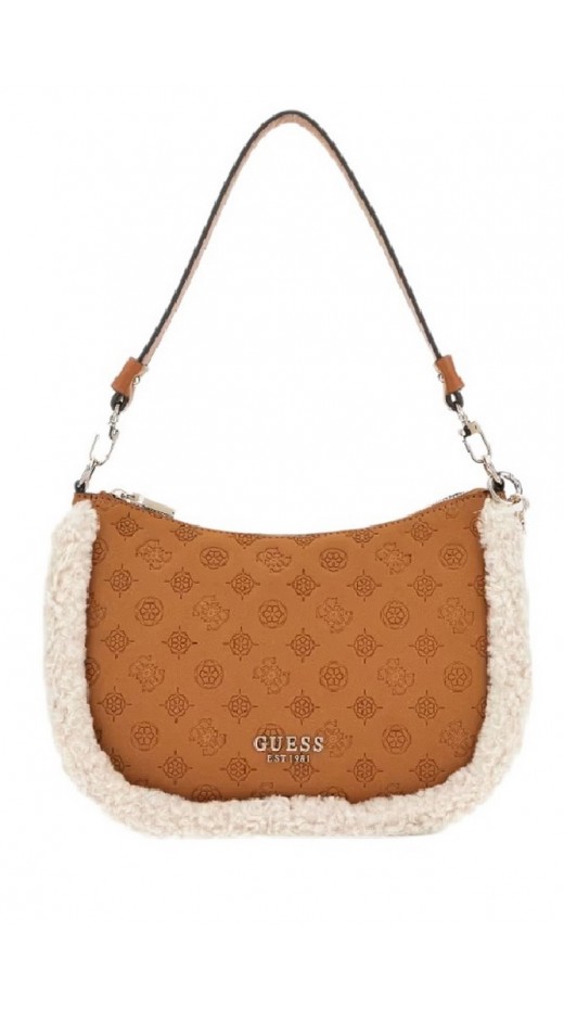 GUESS DAVIKA HOBO ΤΣΑΝΤΑ ΓΥΝΑΙΚΕΙΑ COGNAC