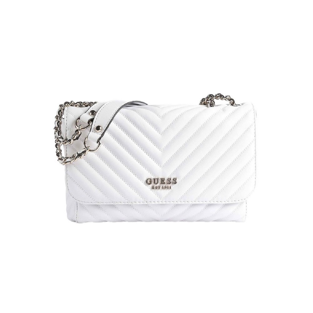 GUESS KEILLAH CONVERTIBLE XBODY FLAP ΤΣΑΝΤΑ ΓΥΝΑΙΚΕΙΑ WHITE