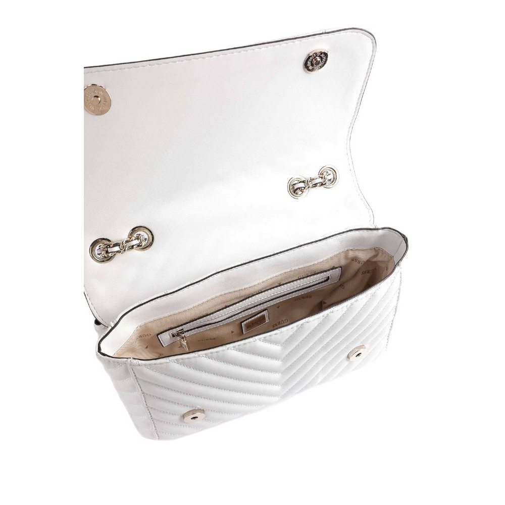 GUESS KEILLAH CONVERTIBLE XBODY FLAP ΤΣΑΝΤΑ ΓΥΝΑΙΚΕΙΑ WHITE