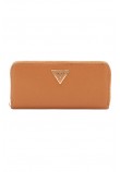 GUESS LAUREL II SLG LARGE ZIP AROUND ΠΟΡΤΟΦΟΛΙ ΓΥΝΑΙΚΕΙΟ COGNAC